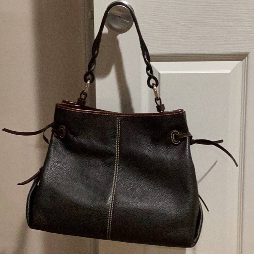 Dooney & Bourke Dark Brown Oversized Satchel - See description - Picture 4 of 15